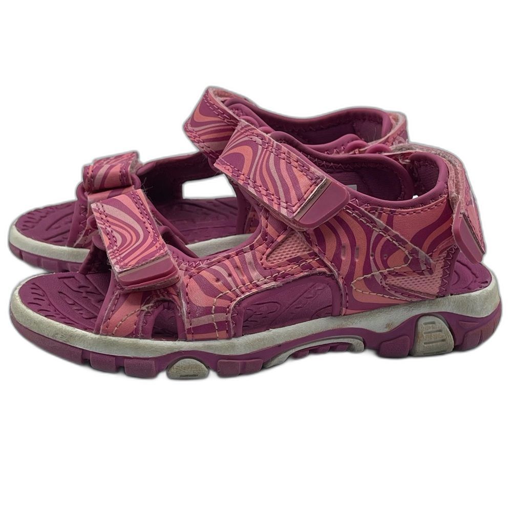 Girls Eddie Bauer Jordan Hot Pink Waves Adjustable Straps Sandals Size 12